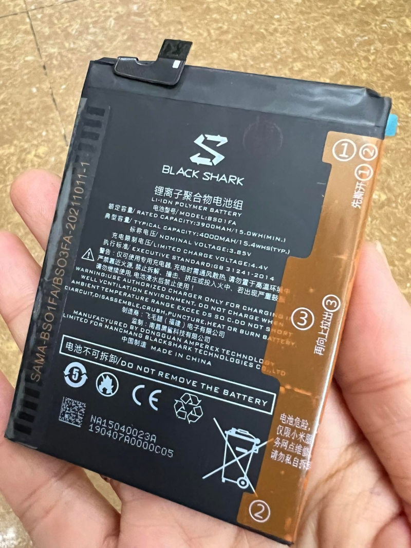 Pin Xiaomi Black Shark BS01FA Dung Lượng 4000mAh Có Bảo Hành Chất Lượng Cao Thay Lấy Liền  ✅ Chính Hãng Lấy Ngay Tại HCM ✅ Pin được nhập chính hãng ✅ Bảo hành lâu 1 đổi 1 ✅ Giao Hàng Nhanh Toàn Quốc